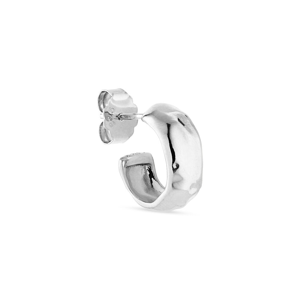 Bruised Heart Hoop - sølv